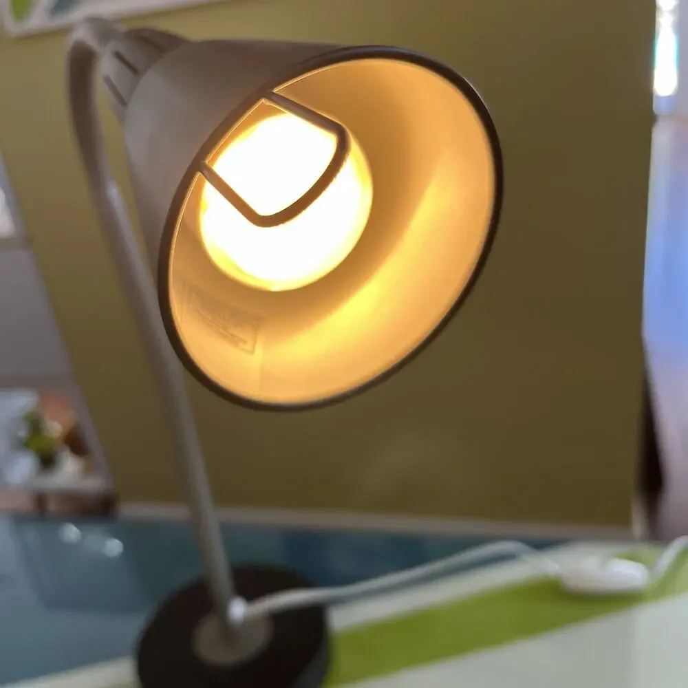 Ikea Kvart Gooseneck Desk Lamp Design By Marianne & Knut Hagberg Black